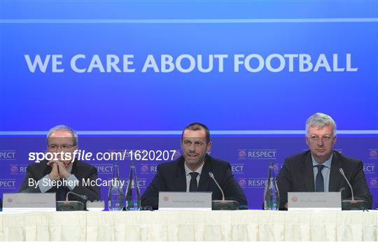 UEFA Executive Committee Press Conference UEFA Executive Committee Press Conference