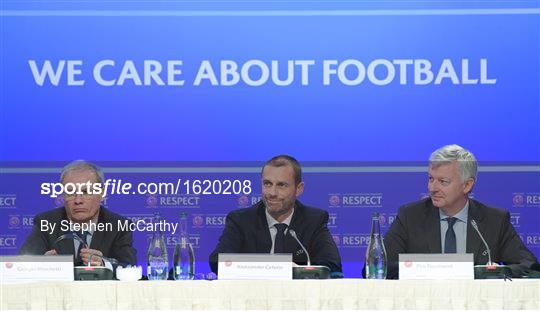 UEFA Executive Committee Press Conference UEFA Executive Committee Press Conference