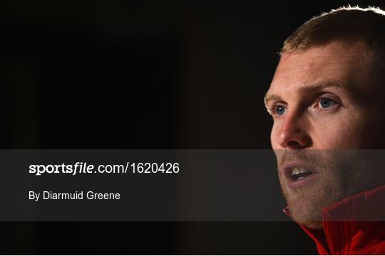 Munster Rugby Squad Training and Press Conference