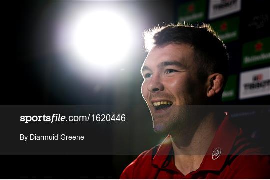 Munster Rugby Squad Training and Press Conference