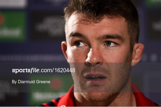 Munster Rugby Squad Training and Press Conference