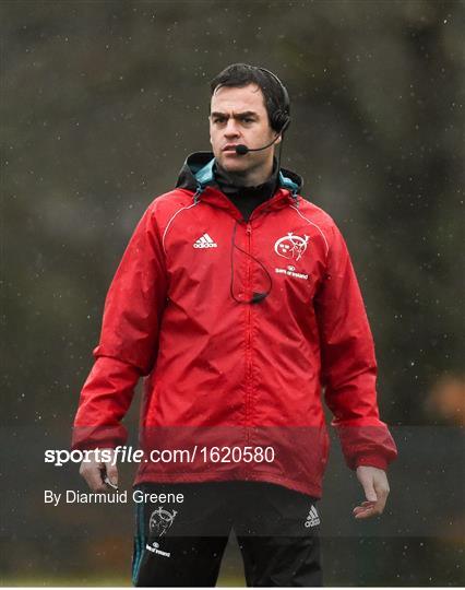 Munster Rugby Squad Training and Press Conference