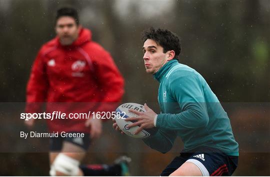 Munster Rugby Squad Training and Press Conference