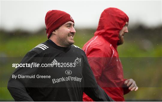 Munster Rugby Squad Training and Press Conference