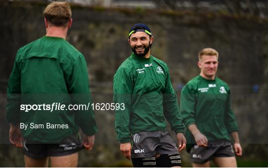 Connacht Rugby Squad Training and Press Conference