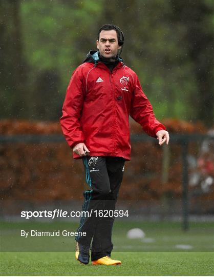 Munster Rugby Squad Training and Press Conference