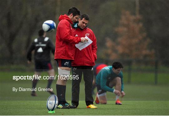 Munster Rugby Squad Training and Press Conference Munster Rugby Squad Training and Press Conference