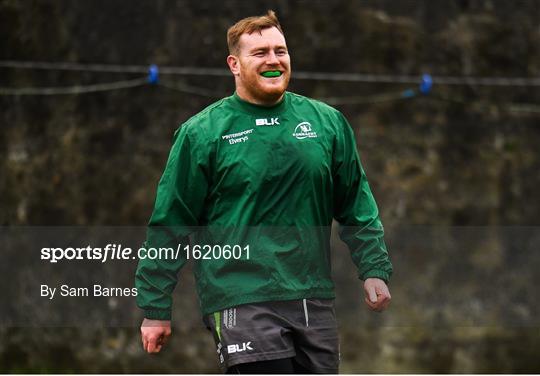 Connacht Rugby Squad Training and Press Conference