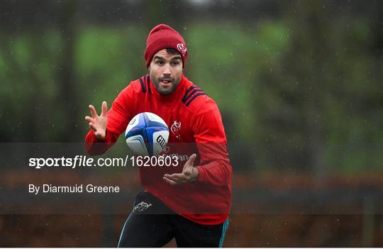 Munster Rugby Squad Training and Press Conference Munster Rugby Squad Training and Press Conference