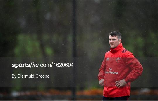 Munster Rugby Squad Training and Press Conference