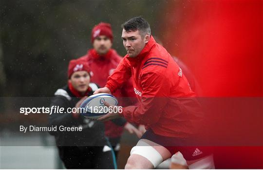 Munster Rugby Squad Training and Press Conference