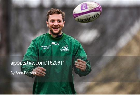 Connacht Rugby Squad Training and Press Conference