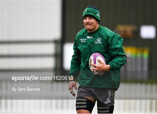 Connacht Rugby Squad Training and Press Conference