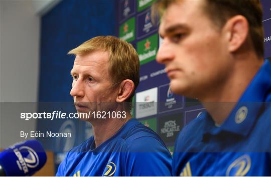 Leinster Rugby Press Conference Leinster Rugby Press Conference