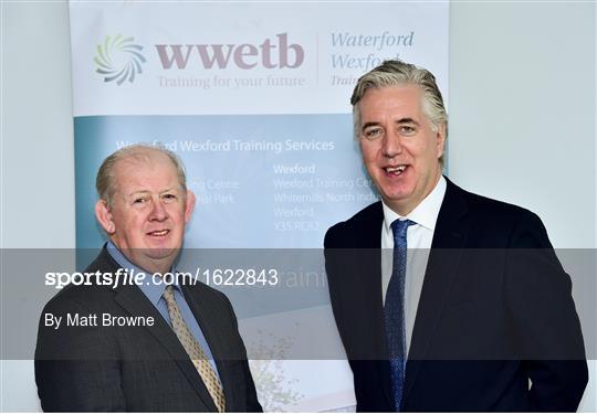 Official Opening of the FAI-ETB Waterford Centre Official Opening of the FAI-ETB Waterford Centre