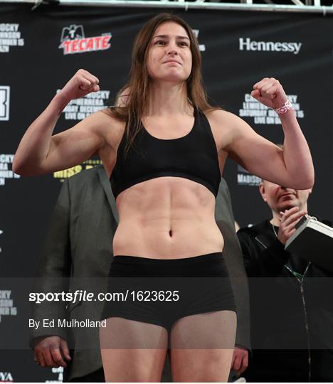 Katie Taylor v Eva Wahlstrom - Weigh-In