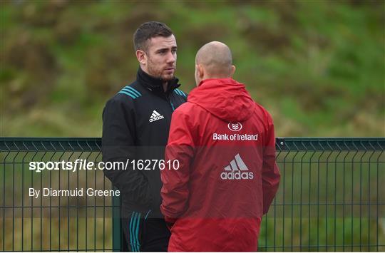 Munster Rugby Press Conference and Squad Training Munster Rugby Press Conference and Squad Training