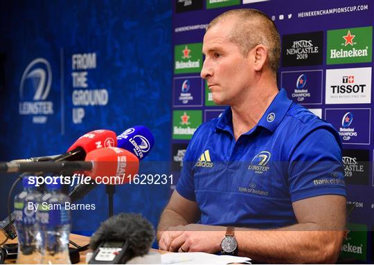 Leinster Rugby Press Conference and Squad Training Leinster Rugby Press Conference and Squad Training