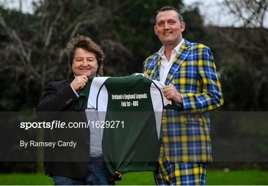 Doddie Weir Launches the Ireland v England Rugby Legends Match