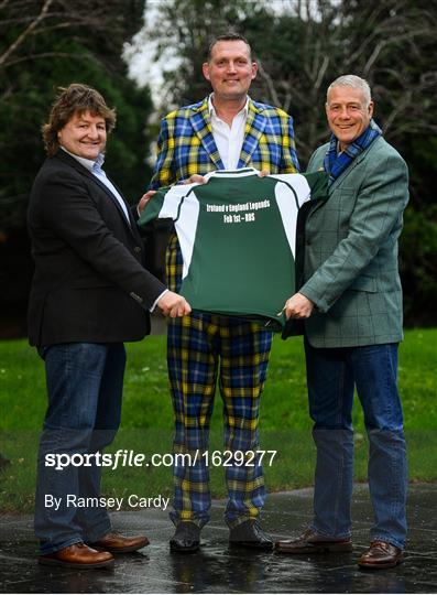 Doddie Weir Launches the Ireland v England Rugby Legends Match