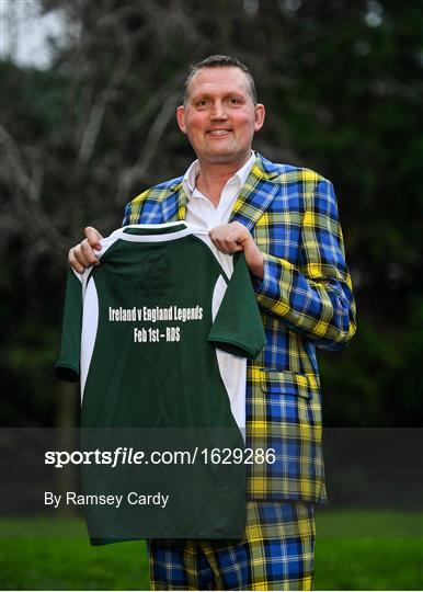 Doddie Weir Launches the Ireland v England Rugby Legends Match