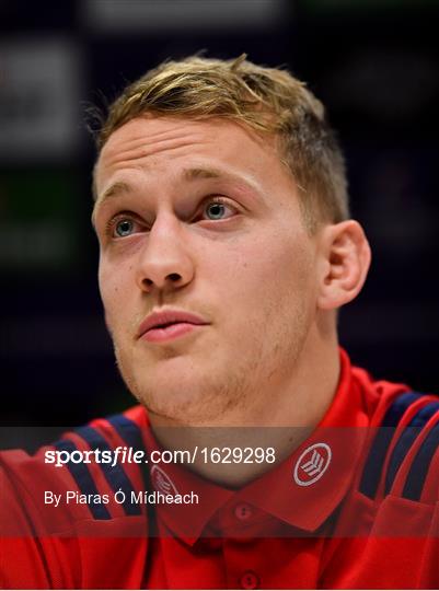 Munster Rugby Press Conference and Squad Training Munster Rugby Press Conference and Squad Training