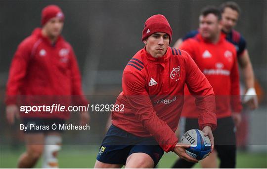 Munster Rugby Press Conference and Squad Training