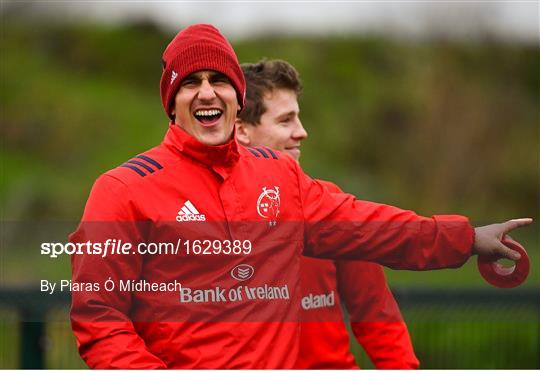 Munster Rugby Press Conference and Squad Training Munster Rugby Press Conference and Squad Training