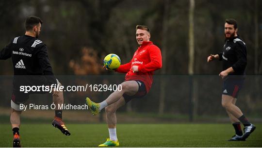 Munster Rugby Press Conference and Squad Training