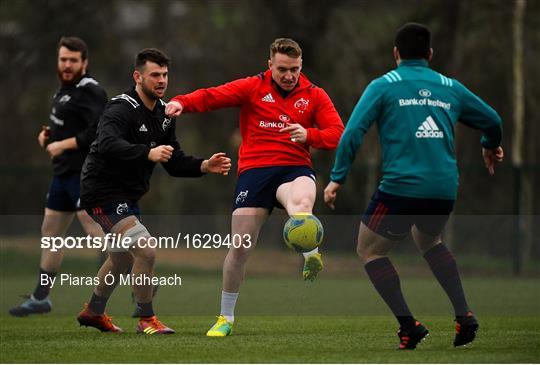 Munster Rugby Press Conference and Squad Training