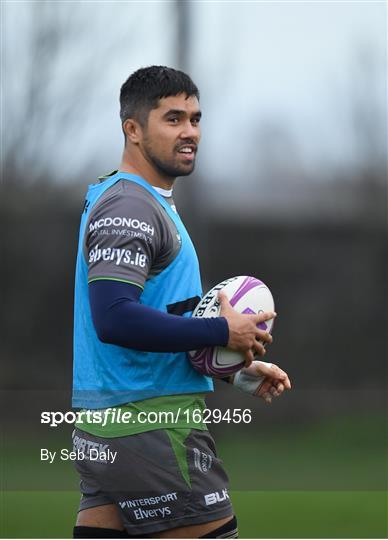 Connacht Rugby Squad Training and Press Conference