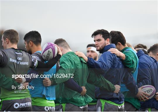 Connacht Rugby Squad Training and Press Conference