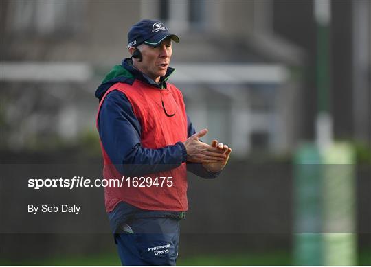 Connacht Rugby Squad Training and Press Conference