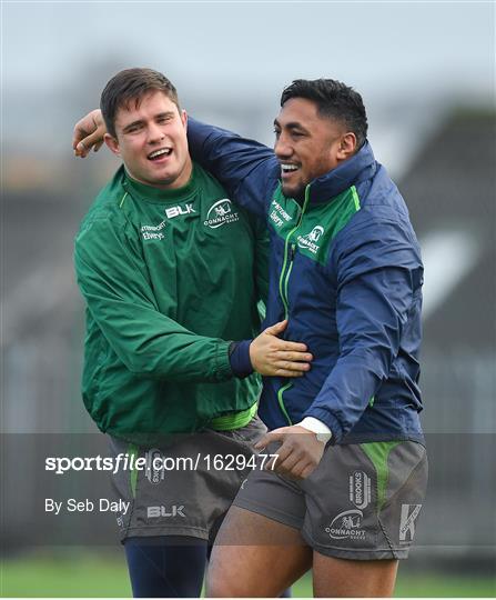 Connacht Rugby Squad Training and Press Conference