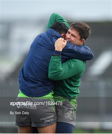 Connacht Rugby Squad Training and Press Conference