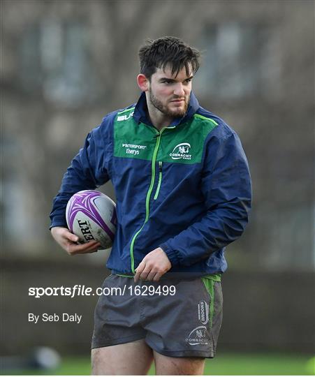 Connacht Rugby Squad Training and Press Conference