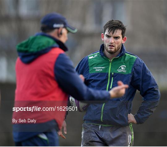 Connacht Rugby Squad Training and Press Conference