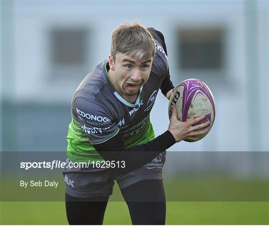 Connacht Rugby Squad Training and Press Conference