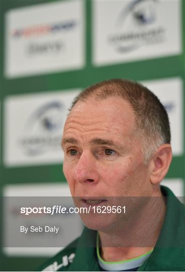 Connacht Rugby Squad Training and Press Conference