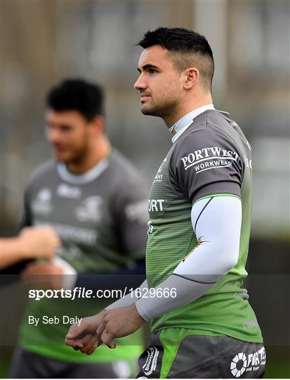 Connacht Rugby Squad Training and Press Conference