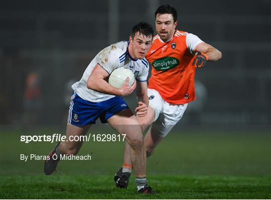 Armagh v Monaghan - Bank of Ireland Dr McKenna Cup Round 3 Armagh v Monaghan - Bank of Ireland Dr McKenna Cup Round 3