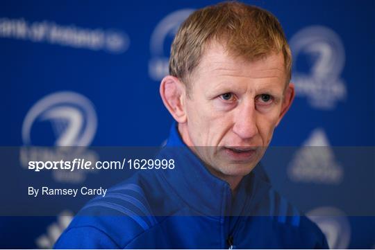 Leinster Rugby Press Conference Leinster Rugby Press Conference