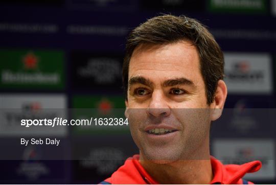 Munster Rugby Press Conference and Squad Training