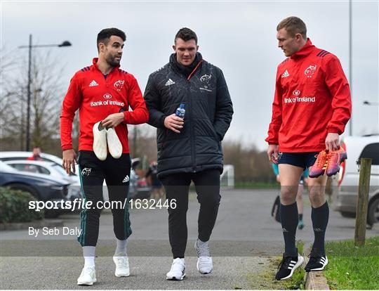 Munster Rugby Press Conference and Squad Training Munster Rugby Press Conference and Squad Training