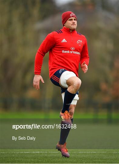 Munster Rugby Press Conference and Squad Training