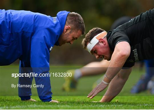 Leinster Rugby Press Conference and Squad Training