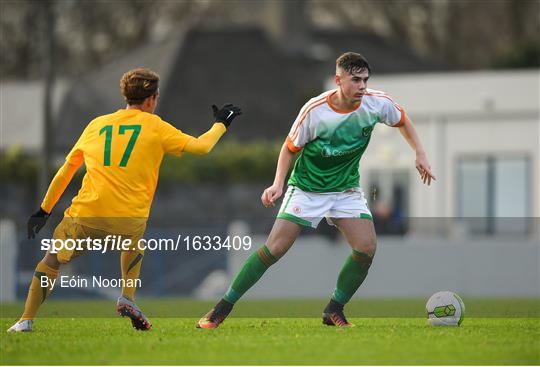 Republic of Ireland v Australia - U18 Schools International Friendly Republic of Ireland v Australia - U18 Schools International Friendly