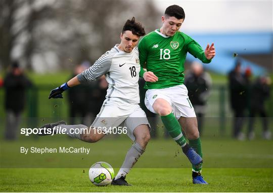 Republic of Ireland v Australia - U16 International Friendly Republic of Ireland v Australia - U16 International Friendly