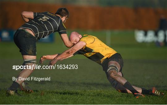 Co Carlow RFC v Kilkenny RFC - Bank of Ireland Provincial Towns Cup Round 1