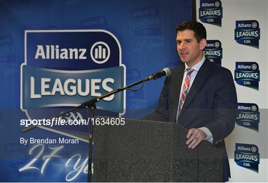 Allianz Hurling League 2019 Launch